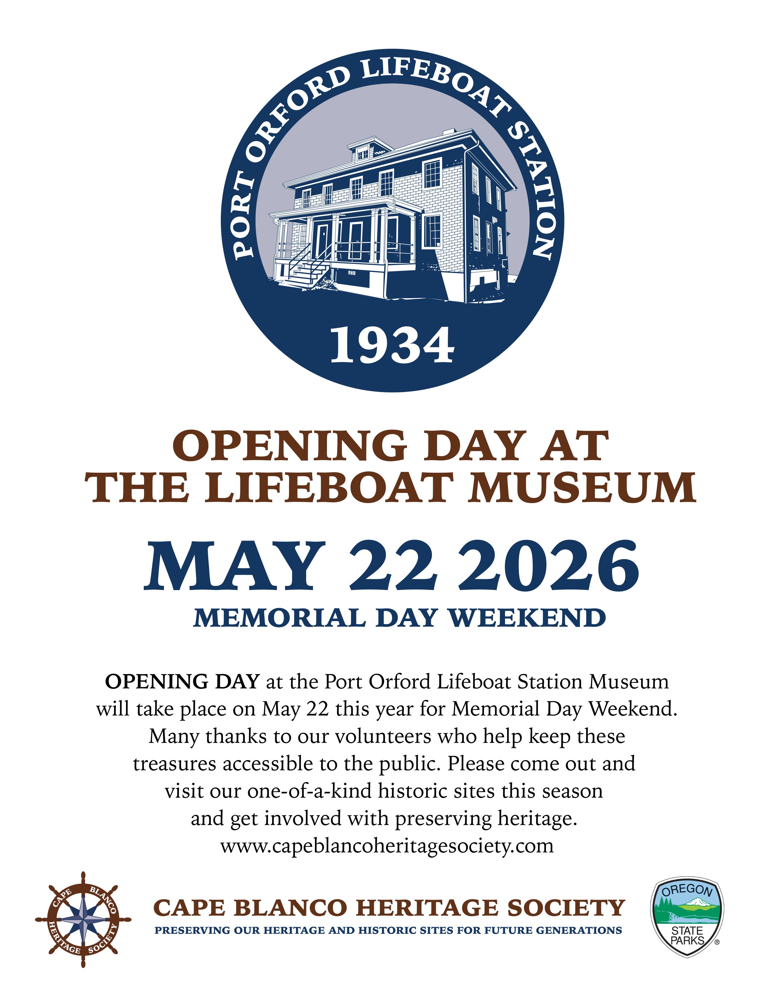 Historic Site Openings