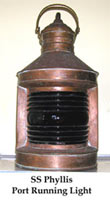 Port Running Light - SS Phyllis