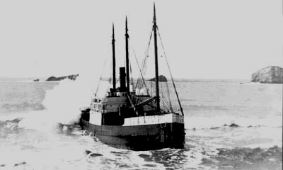 SS Phyllis - Wrecked March 9, 1936