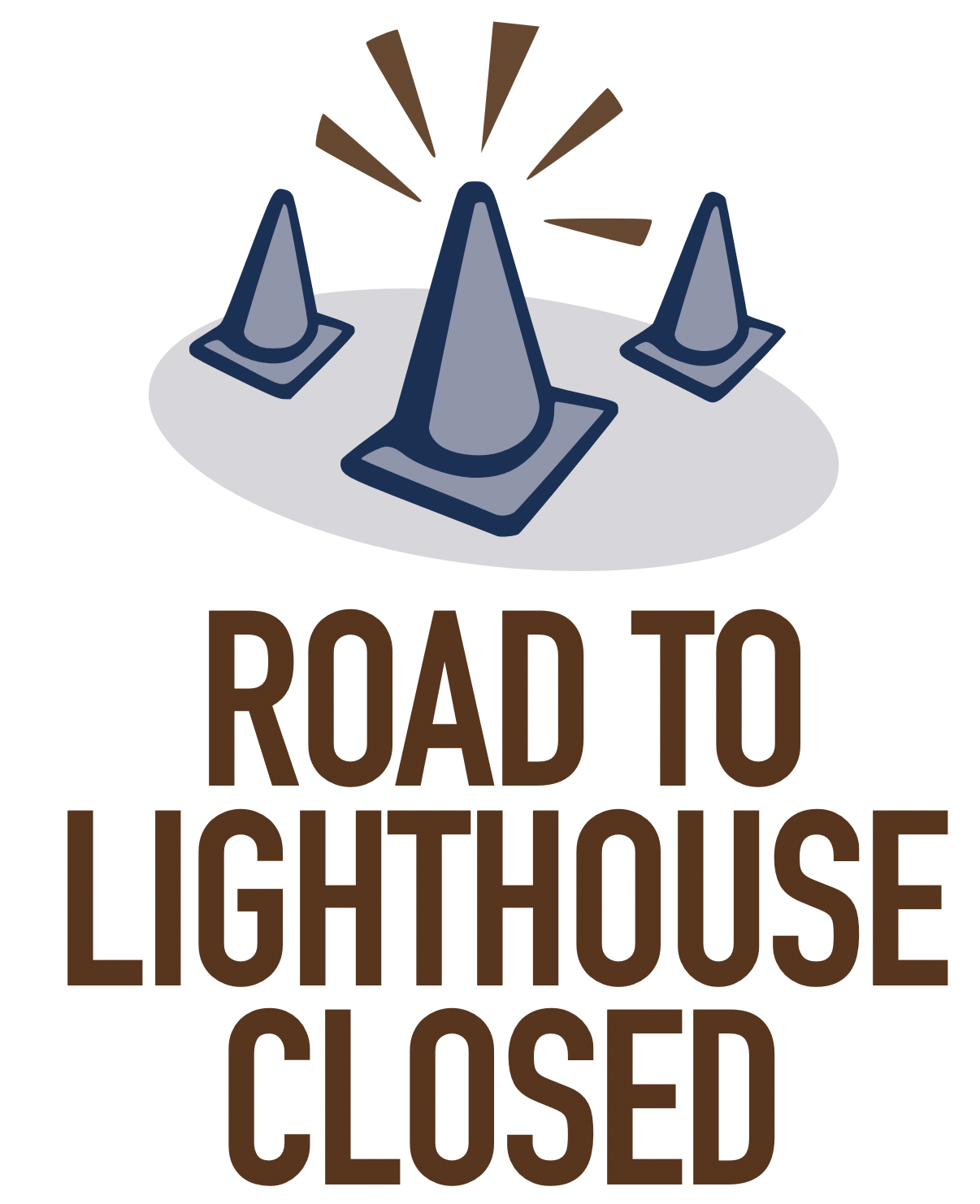 Road to Lighthouse Closed